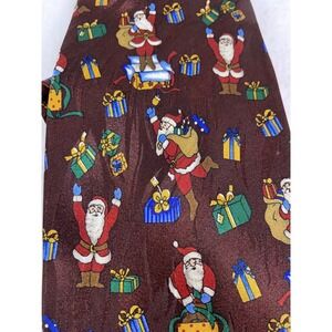 Keith Daniels Santa Clause Christmas Tie 56" Holiday